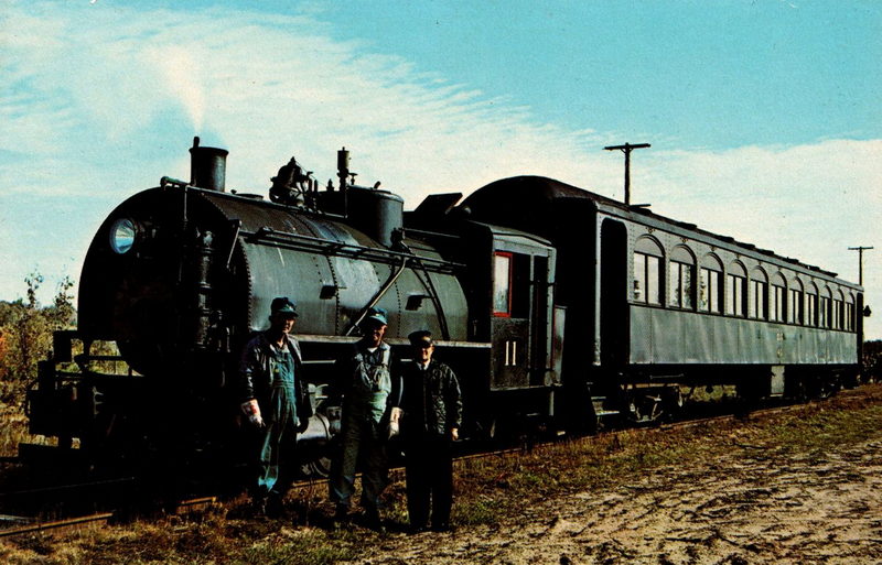 Cadillac and Lake City Rail - Vintage Postcard (newer photo)